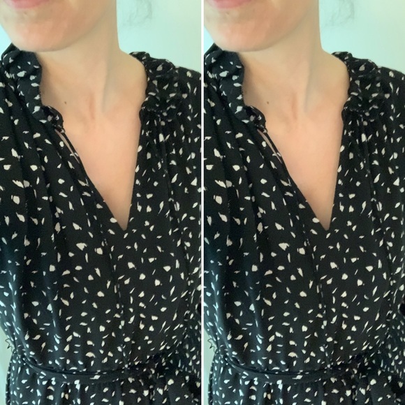 LOFT Black and white dress - Picture 2 of 6